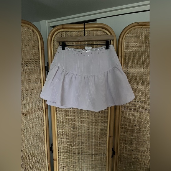 LoveShackFancy Lively Embellished Mini Skirt - Picture 8 of 12